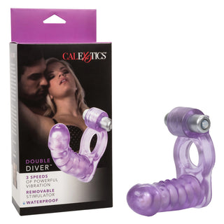 Double Diver Vibrating Duo Penetrator by California Exotic – Discreet Sex Toys & Erotic Games from My Devilish Desires