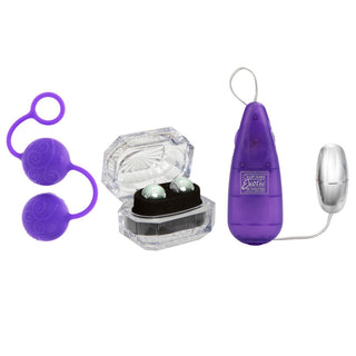 Her Kegel Kit by California Exotic – Discreet Sex Toys & Erotic Games from My Devilish Desires