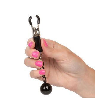 Nipple Grips Weighted Twist Nipple Clamps by California Exotic – Discreet Sex Toys & Erotic Games from My Devilish Desires
