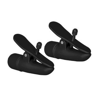 Nipplettes Vibrating Black Nipple Clamps by California Exotic – Discreet Sex Toys & Erotic Games from My Devilish Desires
