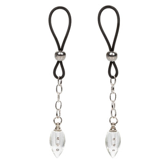 Nipple Play NonPiercing Nipple Jewellery Crystal Teardrop by California Exotic – Discreet Body Jewelry from My Devilish Desires