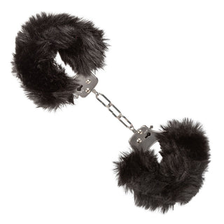 Ultra Fluffy Furry Cuffs Black by California Exotic – Discreet Sex Toys & Erotic Games from My Devilish Desires