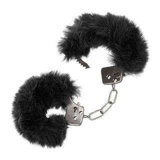 Ultra Fluffy Furry Cuffs Black by California Exotic – Discreet Sex Toys & Erotic Games from My Devilish Desires