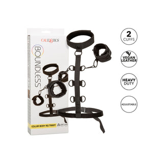 Boundless Collar Body Restraint by California Exotic – Discreet Sex Toys & Erotic Games from My Devilish Desires