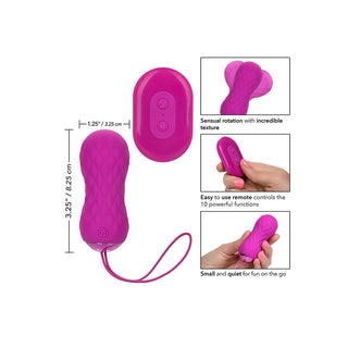 Slay SPINME Remote Control Textured Bullet by California Exotic – Discreet Sex Toys & Erotic Games from My Devilish Desires