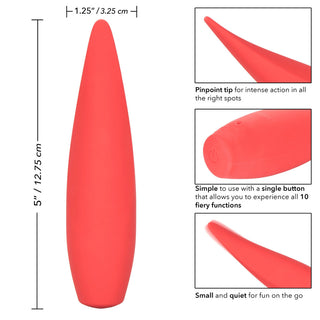 Red Hot Ember Rechargeable Vibrator by California Exotic – Discreet Sex Toys & Erotic Games from My Devilish Desires