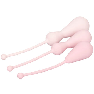 Inspire Weighted Silicone Kegel Training Kit by California Exotic – Discreet Sex Toys & Erotic Games from My Devilish Desires