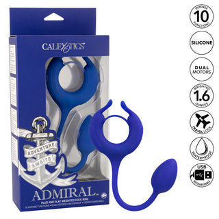 Admiral Weighted Cock Ring and Egg by California Exotic – Discreet Sex Toys & Erotic Games from My Devilish Desires