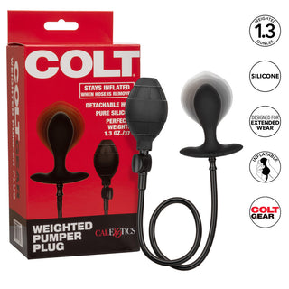 Colt Weighted Plumper Inflatable Butt Plug by California Exotic – Discreet Sex Toys & Erotic Games from My Devilish Desires
