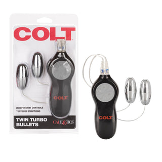 COLT Twin Turbo Bullets by California Exotic – Discreet Sex Toys & Erotic Games from My Devilish Desires