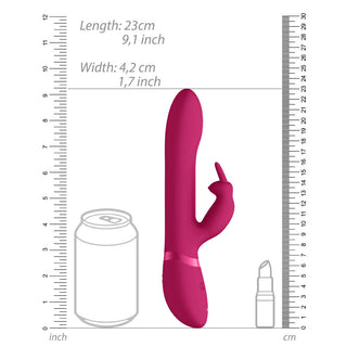 Vive Amoris Pink Rabbit Vibrator With Stimulating Beads by Shots Toys – Discreet Sex Toys & Erotic Games from My Devilish Desires