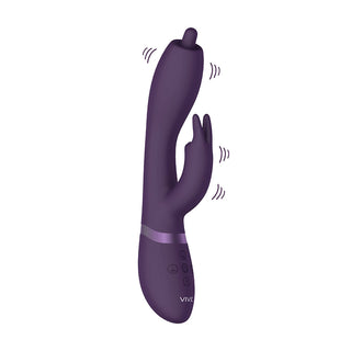 Vive Nilo Purple Pinpoint Rotating G Spot Rabbit by Shots Toys – Discreet Sex Toys & Erotic Games from My Devilish Desires