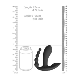 Vive Kata Double Penetrator Vibrator Black by Shots Toys – Discreet Sex Toys & Erotic Games from My Devilish Desires