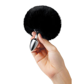 Furry Tales Black Bunny Tail Butt Plug by Whipsmart – Discreet Sex Toys & Erotic Games from My Devilish Desires