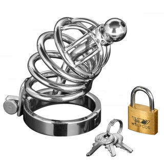 Asylum 4 Ring Locking Chastity Cage by Master Series – Discreet Sex Toys & Erotic Games from My Devilish Desires