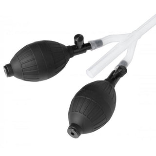 Clean Stream Silicone Inflatable Double Bulb Enema System by Clean Stream – Discreet Enema Kits & Supplies from My Devilish Desires