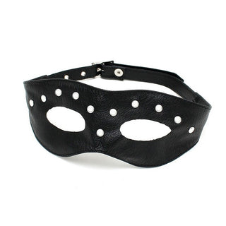 Leather Open Eye Mask With Rivets by Rimba – Discreet Sex Toys & Erotic Games from My Devilish Desires
