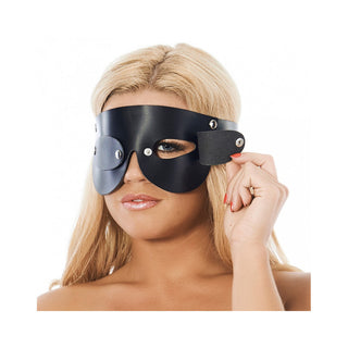 Leather Blindfold With Detachable Blinkers by Rimba – Discreet Sex Toys & Erotic Games from My Devilish Desires