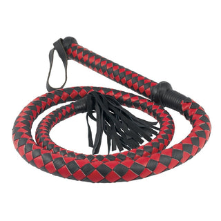 Long Arabian Whip Red And Black by Rimba – Discreet Sex Toys & Erotic Games from My Devilish Desires